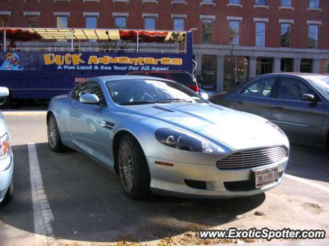 Aston Martin DB9 spotted in Portland, Maine