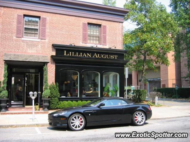 Aston Martin DB9 spotted in Greenwich, Connecticut