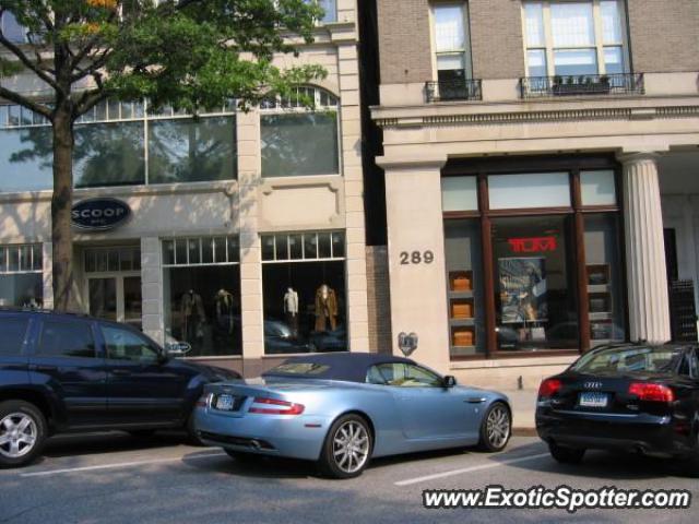 Aston Martin DB9 spotted in Greenwich, Connecticut