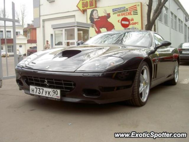 Ferrari 575M spotted in Moscow, Russia