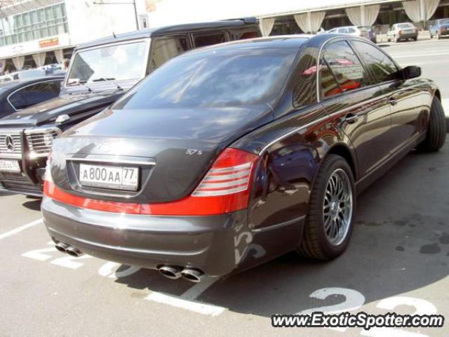 Mercedes Maybach spotted in Moscow, Russia