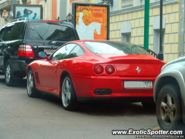 Ferrari 575M spotted in Moscow, Russia