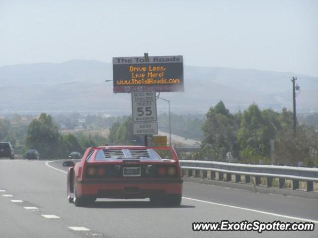 Ferrari F40 spotted in Foothill Ranch, California