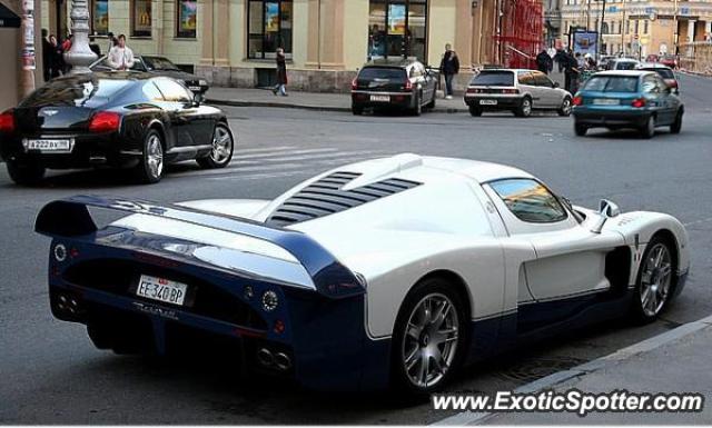 Maserati MC12 spotted in St. Petersburg, Russia