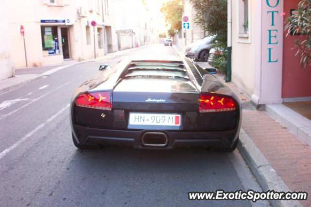 Lamborghini Murcielago spotted in Carpentras, France