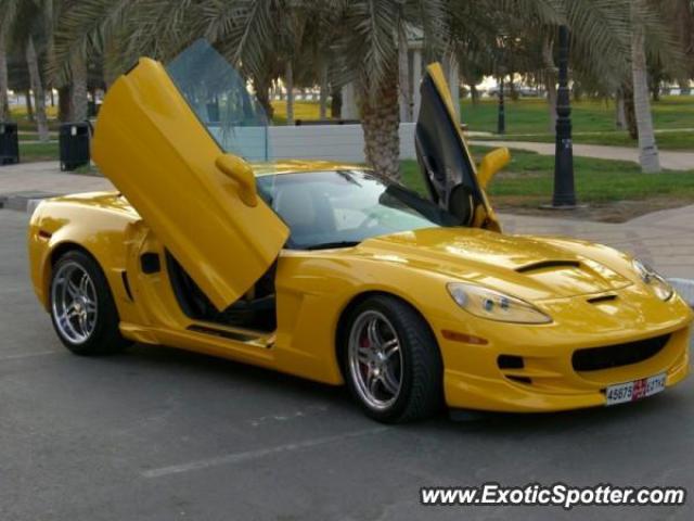 Chevrolet Corvette Z06 spotted in AD, United Arab Emirates