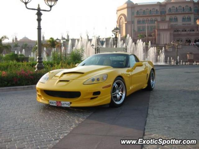 Chevrolet Corvette Z06 spotted in AD, United Arab Emirates