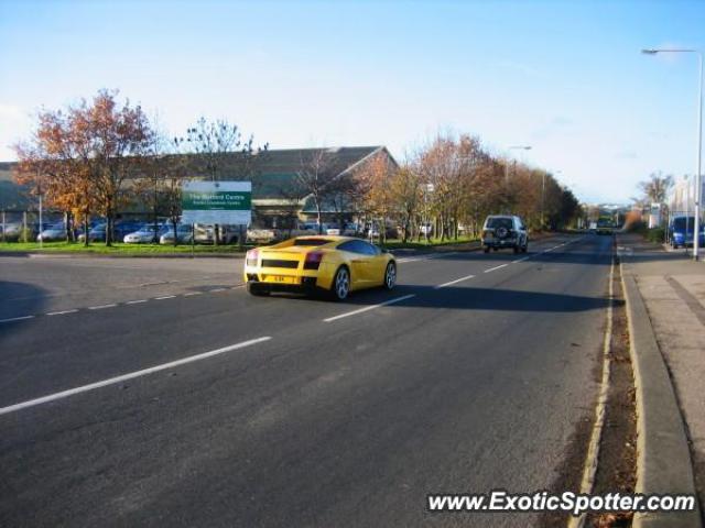 Lamborghini Gallardo spotted in Exeter, United Kingdom