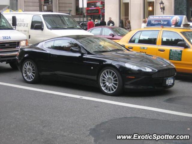 Aston Martin DB9 spotted in New york, New York