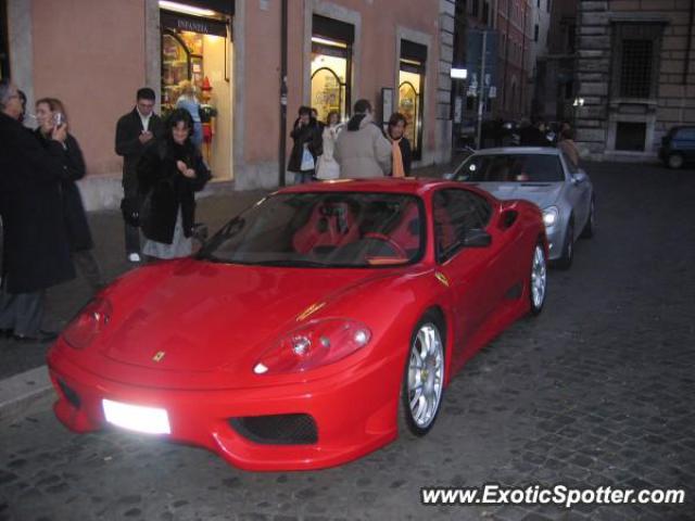 Ferrari 360 Modena spotted in Roma, Italy