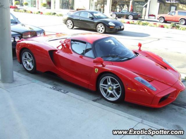 Ferrari Enzo spotted in Beverly Hills, California