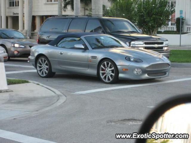 Aston Martin DB7 spotted in Palm Beach, Florida