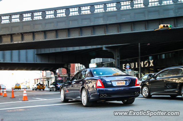 Maserati Quattroporte spotted in Manhattan, New York