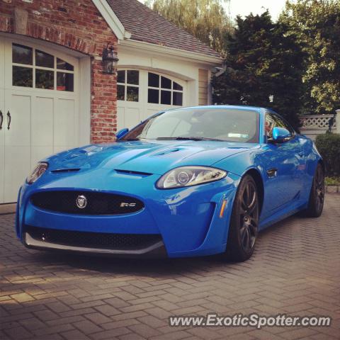 Jaguar XKR-S spotted in Ho-ho-kus, New Jersey