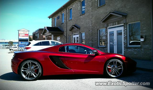 Mclaren MP4-12C spotted in London, Ontario, Canada