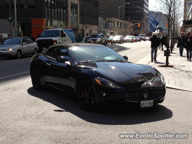 Maserati GranCabrio spotted in Toronto, Canada