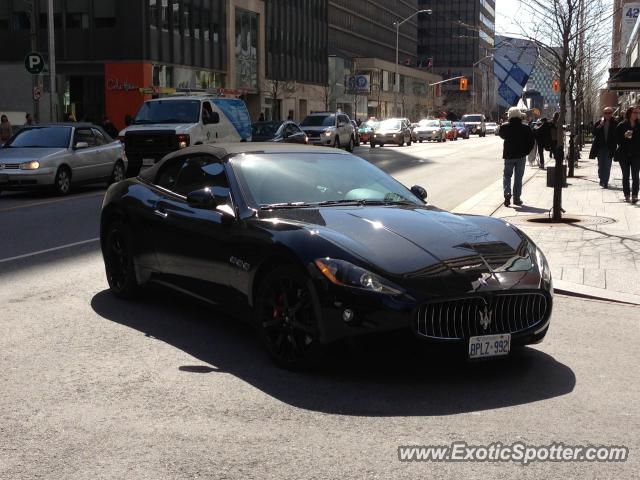 Maserati GranCabrio spotted in Toronto, Canada