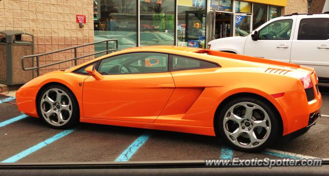 Lamborghini Gallardo spotted in Paramus, New Jersey