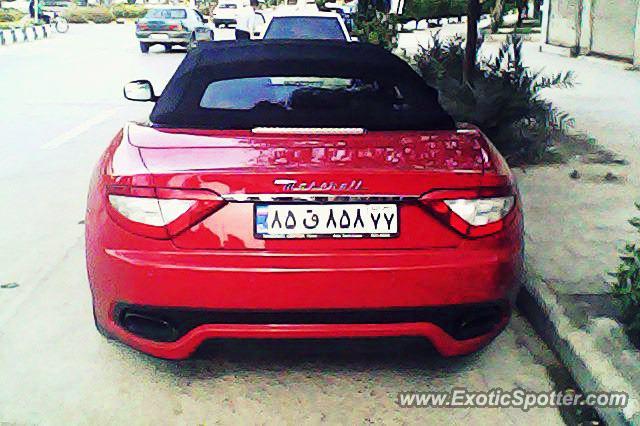 Maserati GranCabrio spotted in Tehran, Iran
