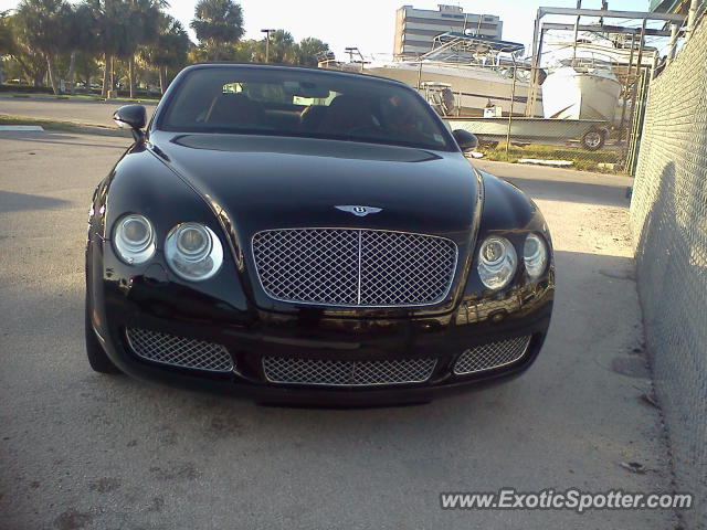Bentley Continental spotted in Jupiter, Florida