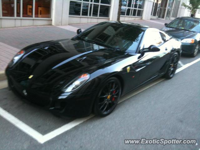 Ferrari 599GTB spotted in Pittsburgh, Pennsylvania
