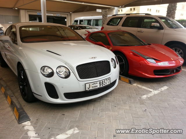 Ferrari 458 Italia spotted in Dubai, United Arab Emirates