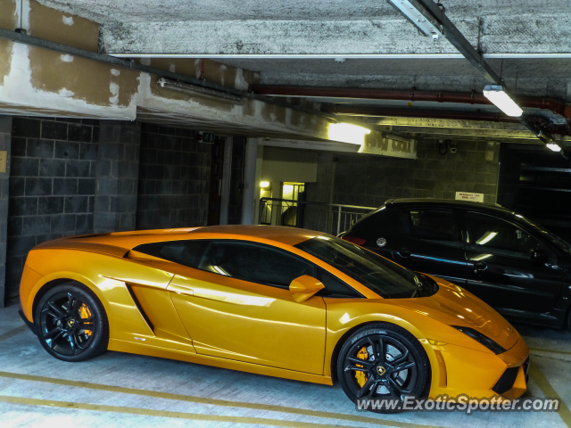 Lamborghini Gallardo spotted in Manchester, United Kingdom