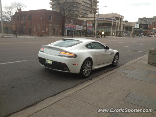 Aston Martin Vantage spotted in Toronto, Canada