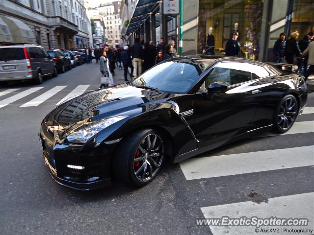 Nissan GT-R spotted in Milan, Italy