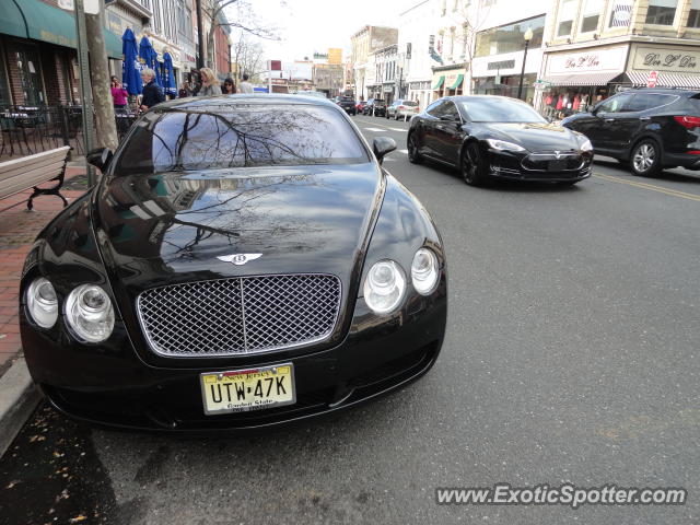 Bentley Continental spotted in Red Bank, New Jersey