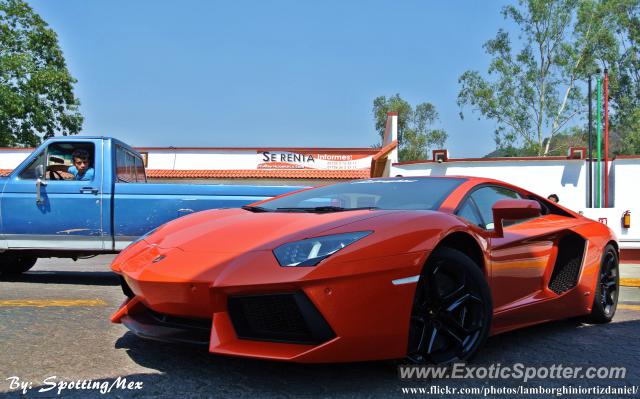 Lamborghini Aventador spotted in Mexico City, Mexico