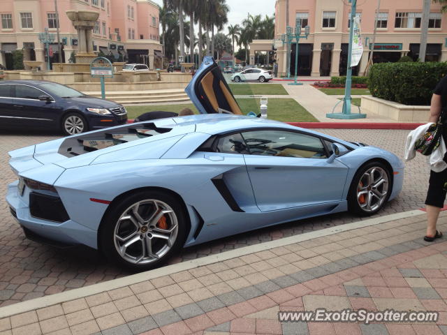 Lamborghini Aventador spotted in Boca Raton, Florida