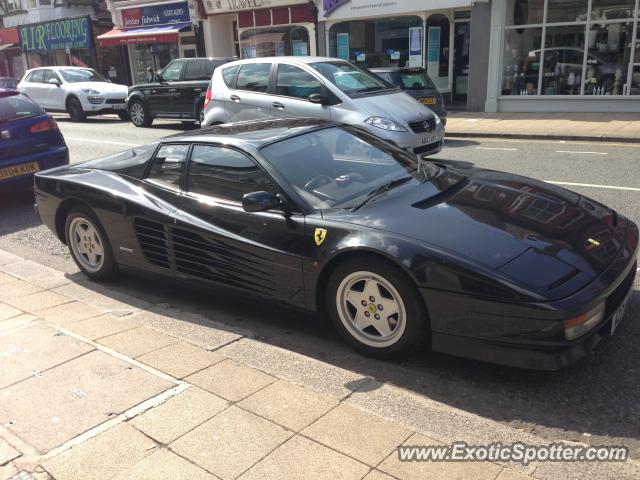 Ferrari Testarossa spotted in Hale, Altrincham, United Kingdom