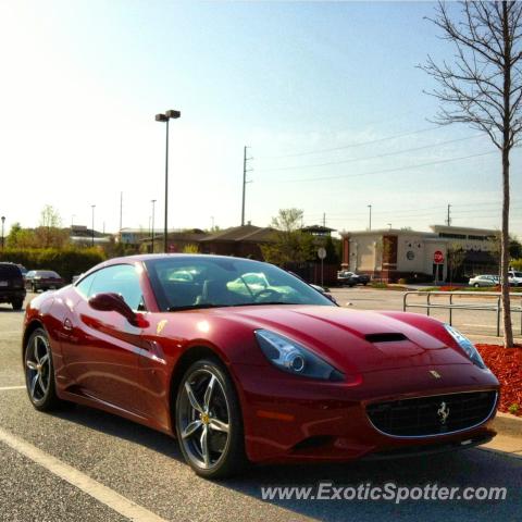 Ferrari California spotted in Marietta, Georgia
