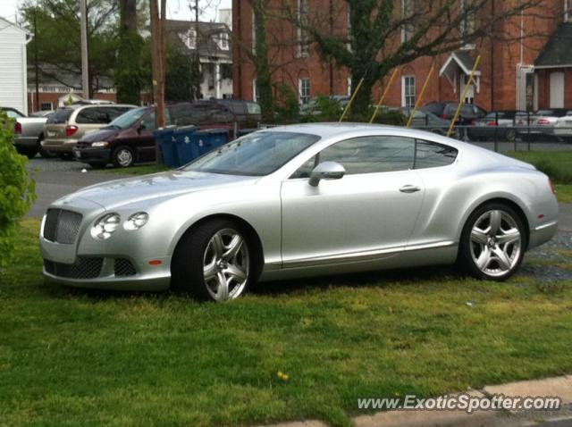 Bentley Continental spotted in St. Michaels, Maryland