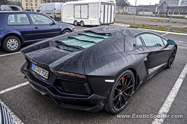 Lamborghini Aventador spotted in Boeblingen, Germany