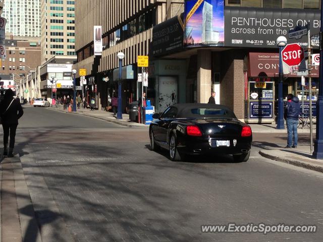 Bentley Continental spotted in Toronto, Canada