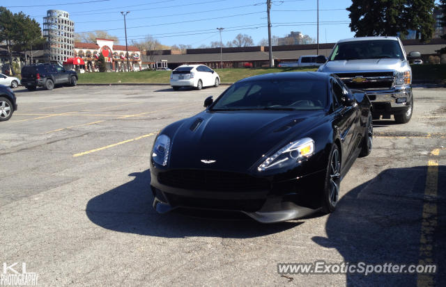 Aston Martin Vanquish spotted in Toronto, Canada