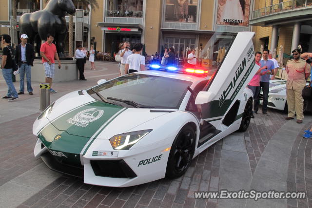 Lamborghini Aventador spotted in Dubai, United Arab Emirates