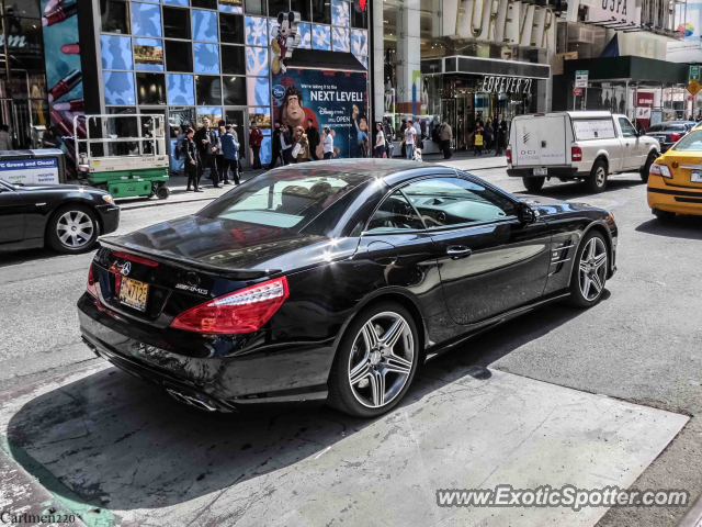 Mercedes SL 65 AMG spotted in New York City, New York