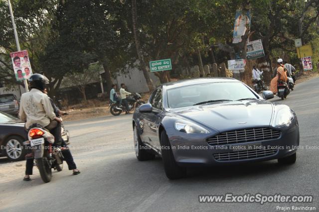 Aston Martin Rapide spotted in Bangalore, India