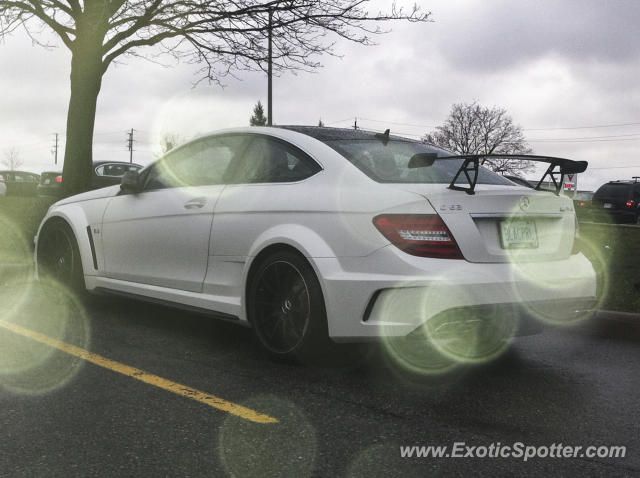 Mercedes C63 AMG Black Series spotted in Markham, ON, Canada