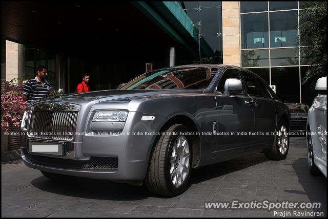 Rolls Royce Ghost spotted in Bangalore, India