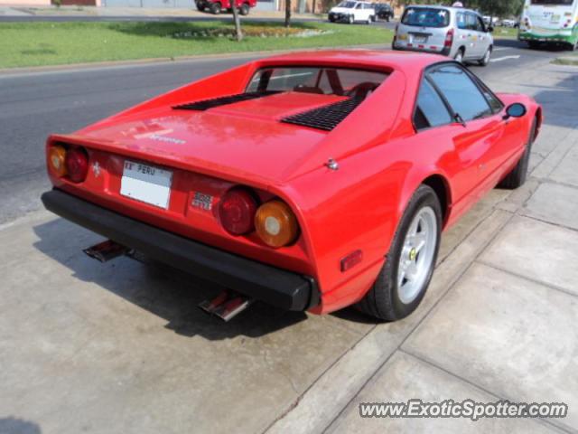 Ferrari 308 spotted in Lima, Peru