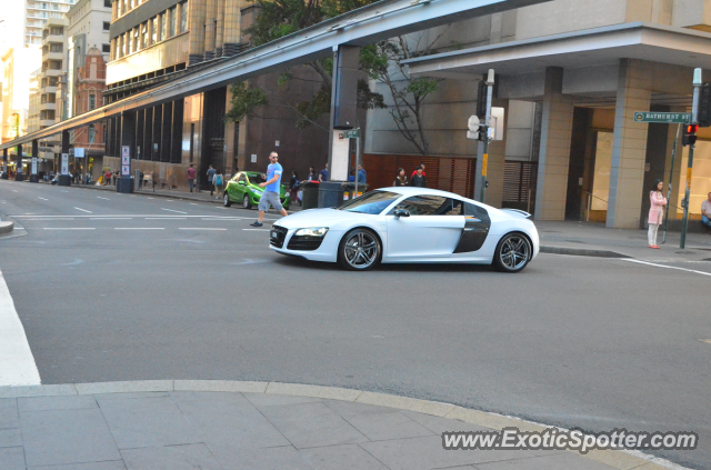 Audi R8 spotted in Sydney - CBD, Australia