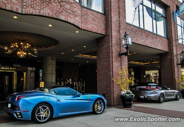 Ferrari California spotted in Boston, Massachusetts