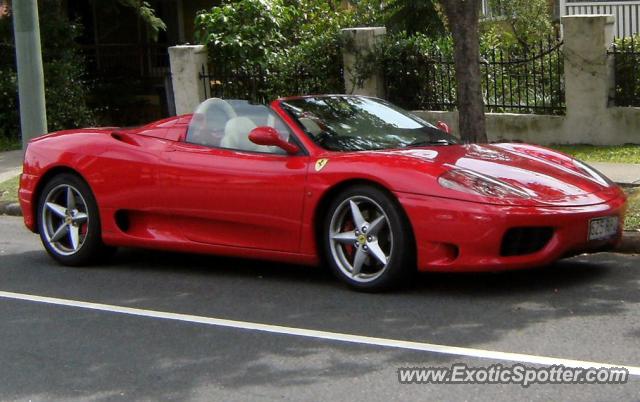 Ferrari 360 Modena spotted in Brisbane, Australia