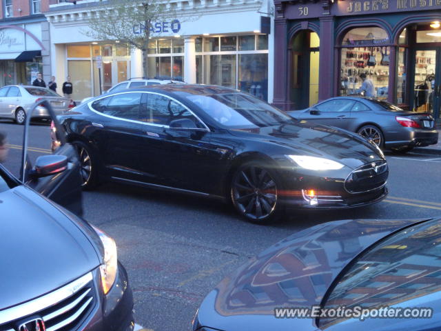 Tesla Model S spotted in Red Bank, New Jersey