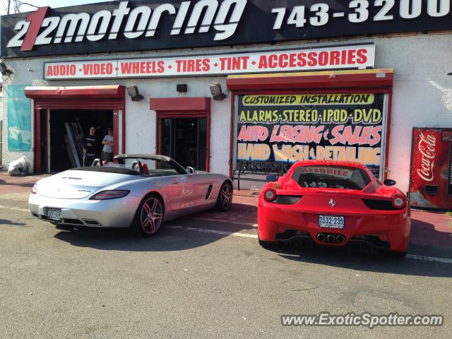 Mercedes SLS AMG spotted in Brooklyn, New York