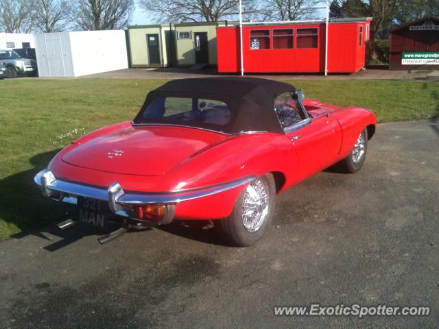 Jaguar E-Type spotted in Douglas, United Kingdom